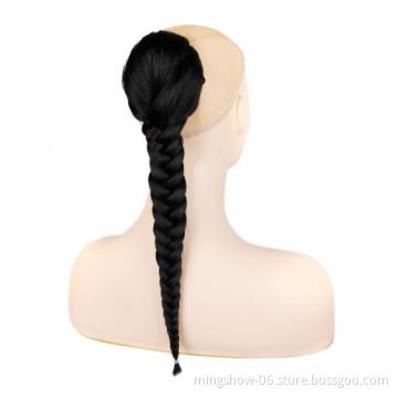 Top quality hot sale Ponytail synthetic Hair Extension Afro Drawstring Ponytail Drawstring synthetic fiber  hair extension